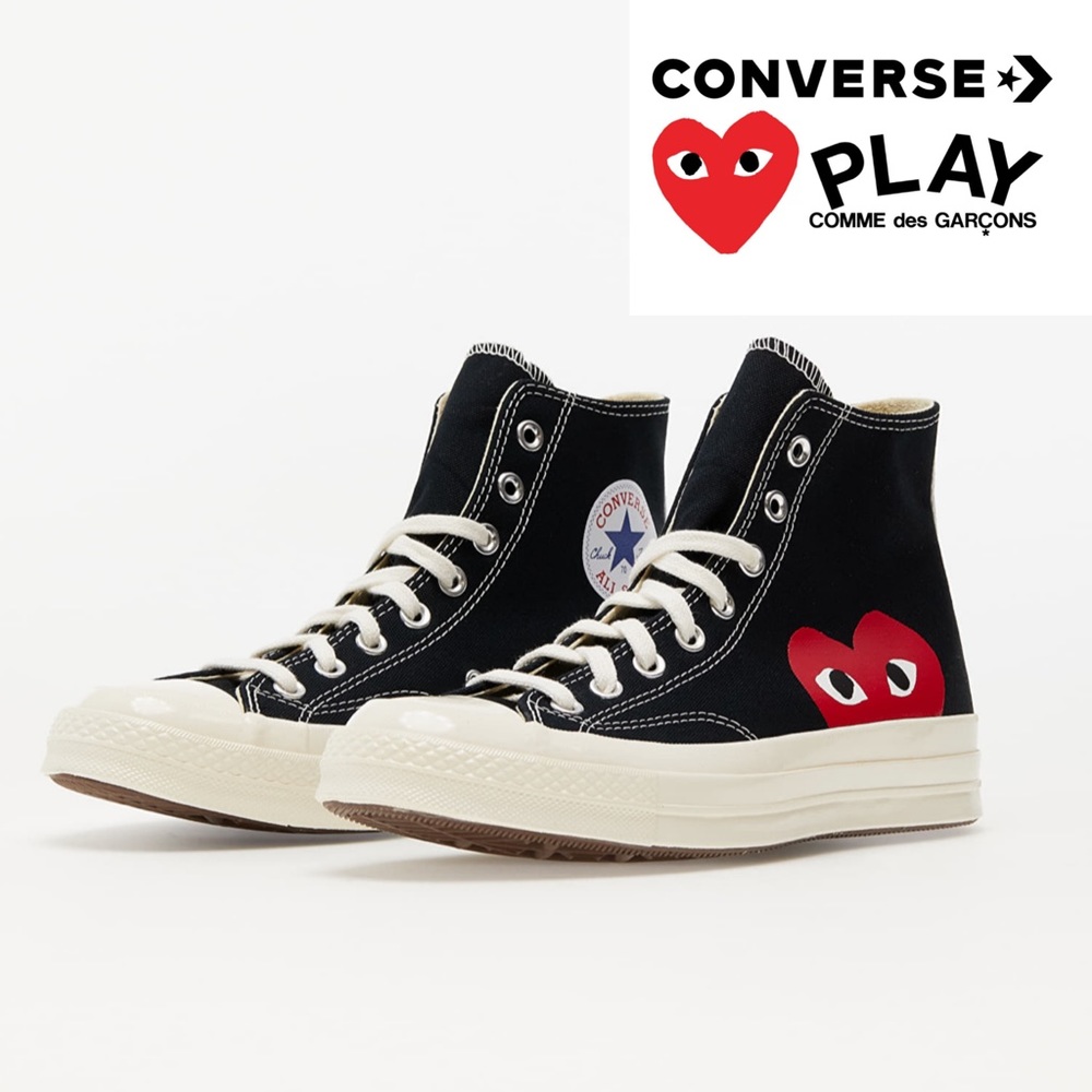 ✨ CONVERSE X COMME DES GARCONS PLAY CHUCK 70 HI TOP ✨